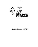 Big Top March Concert Band sheet music cover